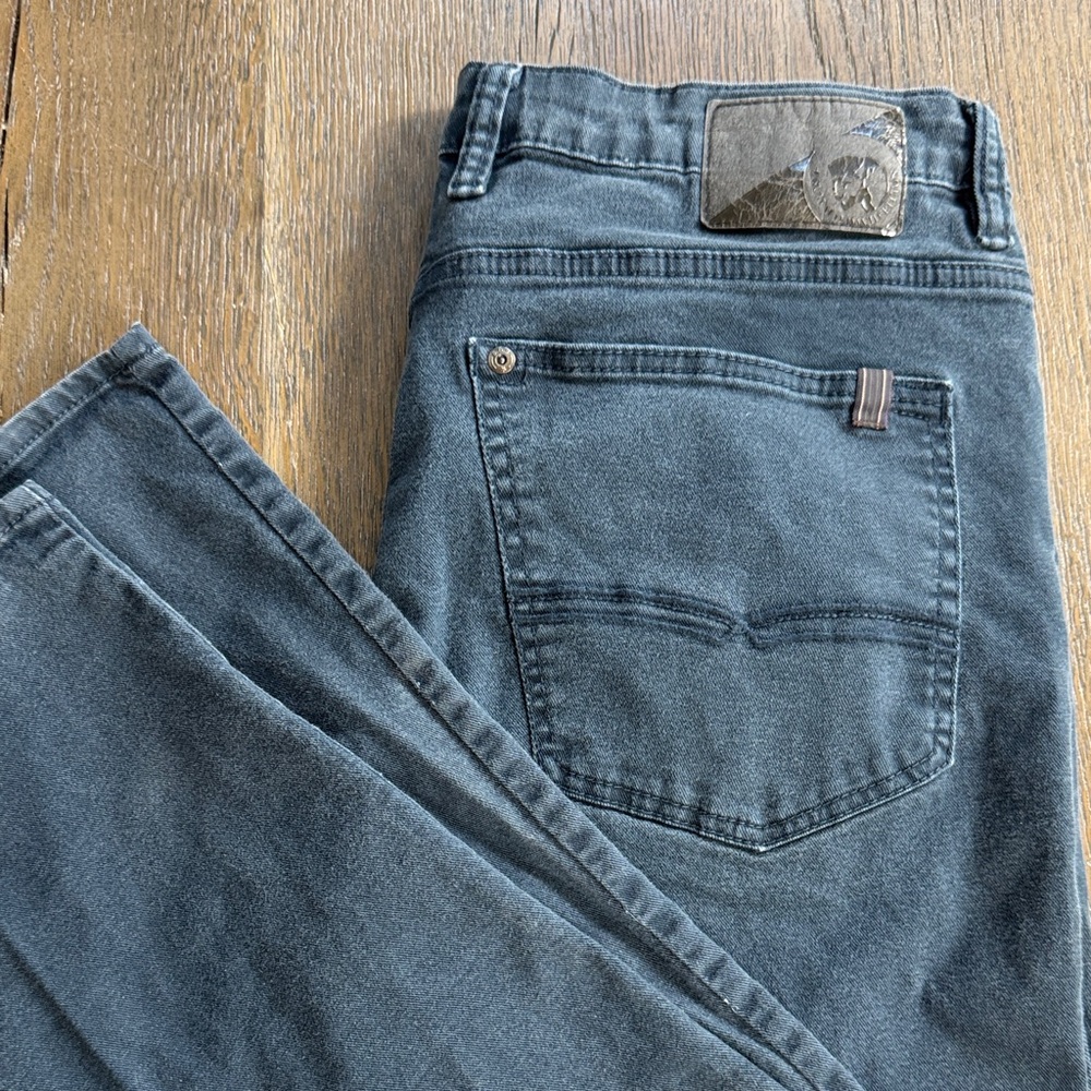 BUFFALO DAVID BITTON™️ SAM-X Straight Stretch Men's Sz 34x30 Black Jeans